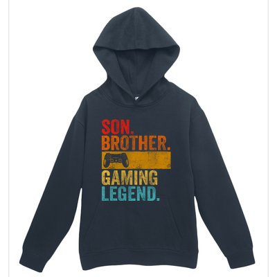 Funny Video Gamer Son Brother Gaming Legend Urban Pullover Hoodie