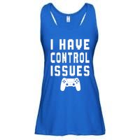 Funny Video Game Lover Saying I Have Control Issues Gamer Gift Ladies Essential Flowy Tank