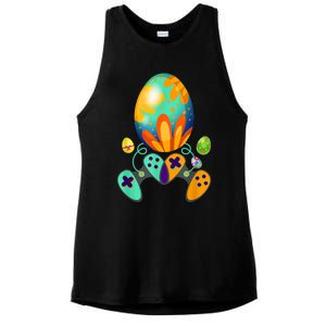 Funny Video Game Gift Easter Eggs Gaming Console Control Funny Gift Ladies PosiCharge Tri-Blend Wicking Tank