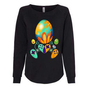 Funny Video Game Gift Easter Eggs Gaming Console Control Funny Gift Womens California Wash Sweatshirt