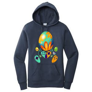 Funny Video Game Gift Easter Eggs Gaming Console Control Funny Gift Women's Pullover Hoodie