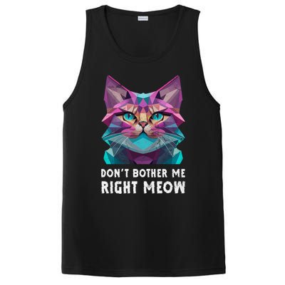 Funny Video Gamer And Cat Lover DonT Bother Me Right Meow Gift PosiCharge Competitor Tank