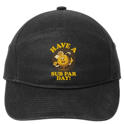 Funny Vintage Golfing Have A Sub Par Day 7-Panel Snapback Hat