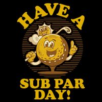 Funny Vintage Golfing Have A Sub Par Day 7-Panel Snapback Hat