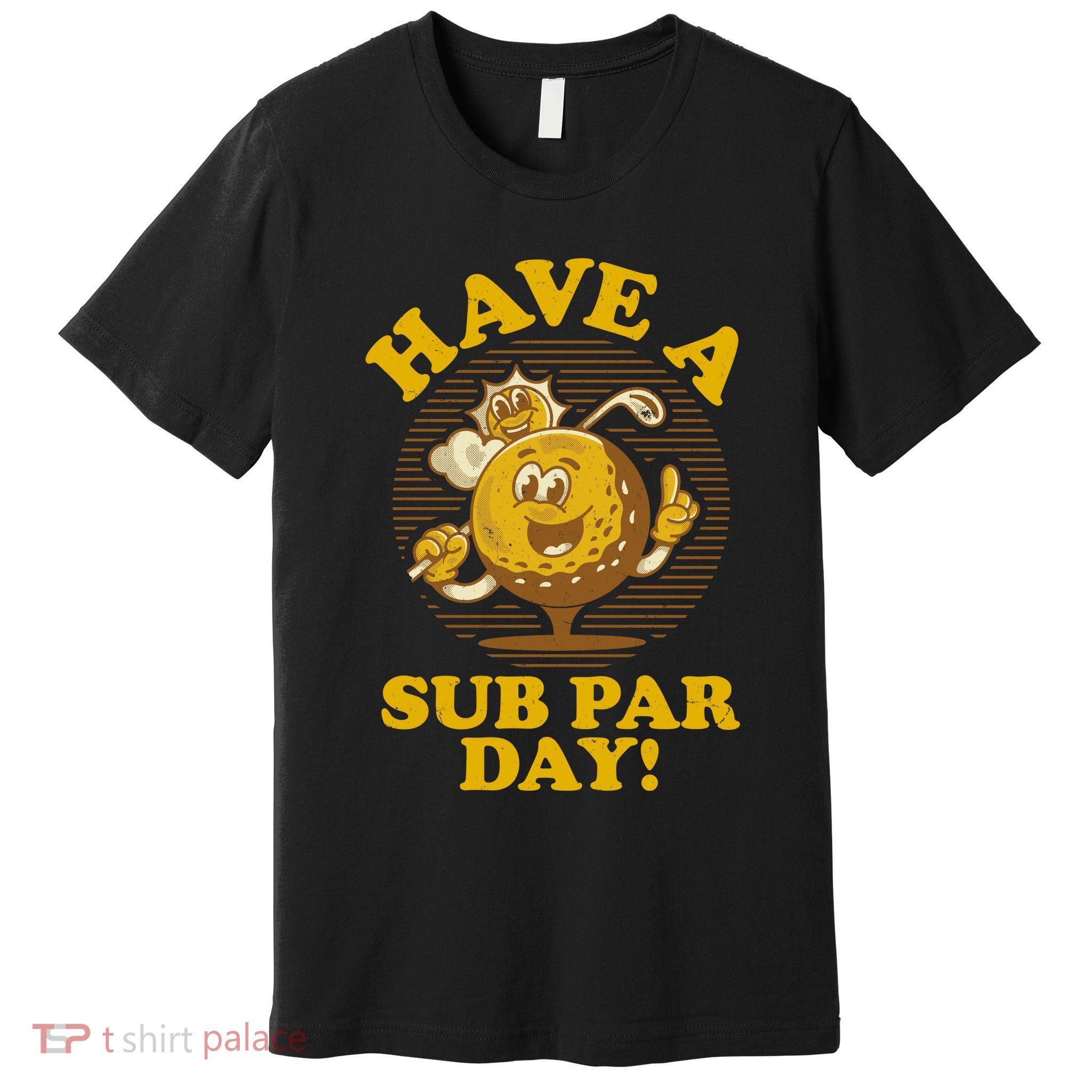 Funny Vintage Golfing Have A Sub Par Day Premium T-Shirt
