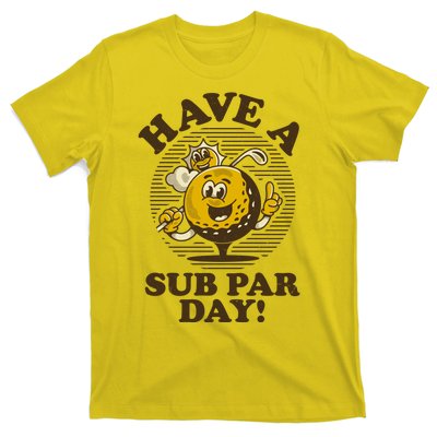 Funny Vintage Golfing Have A Sub Par Day T-Shirt