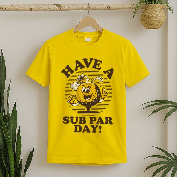 Funny Vintage Golfing Have A Sub Par Day T-Shirt