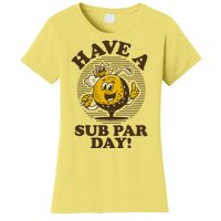 Funny Vintage Golfing Have A Sub Par Day Women's T-Shirt