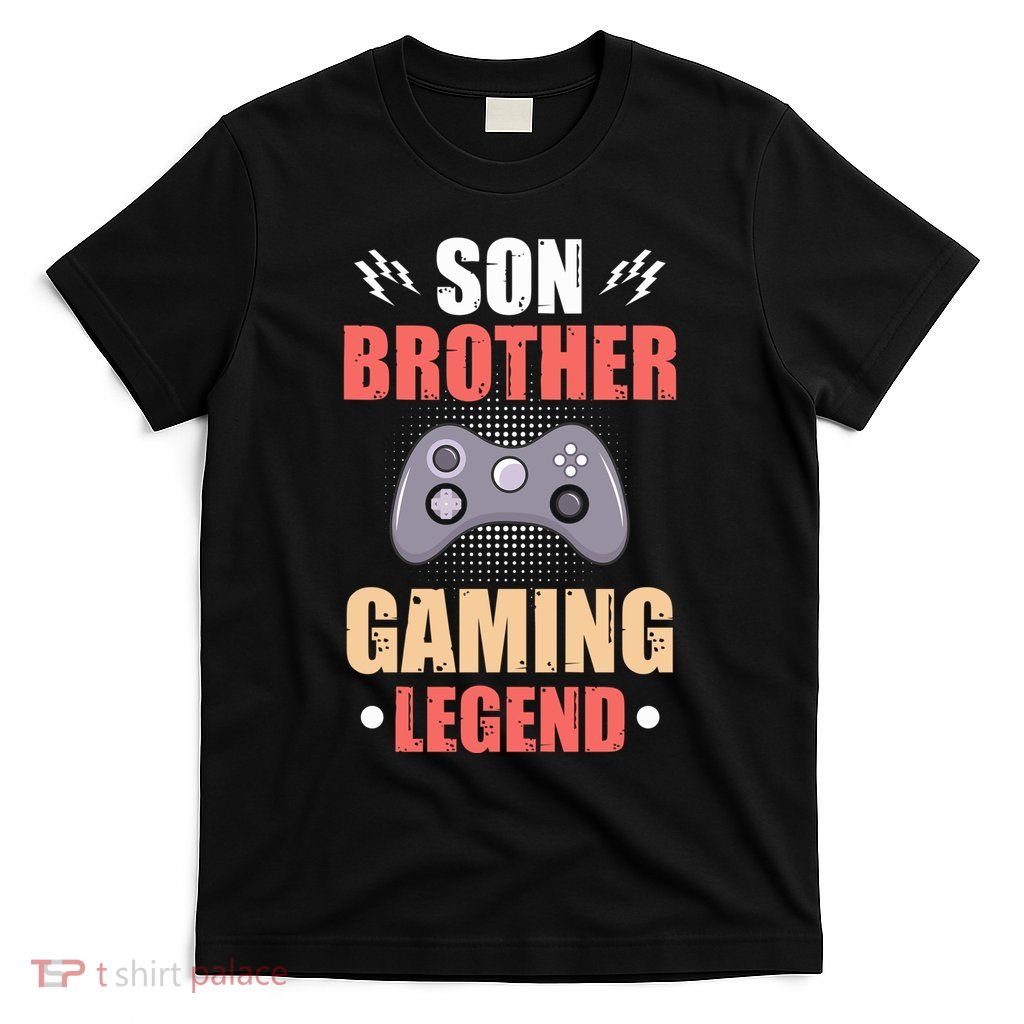 Funny Video Gamer Son Brother Gaming Legend T-Shirt