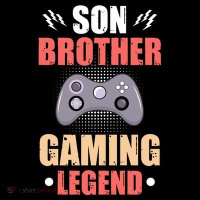 Funny Video Gamer Son Brother Gaming Legend T-Shirt