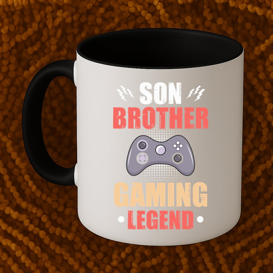 Funny Video Gamer Son Brother Gaming Legend Mug
