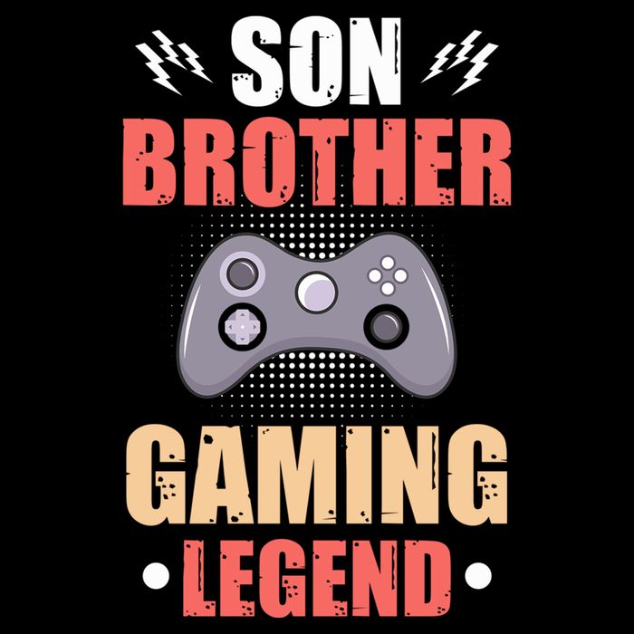 Funny Video Gamer Son Brother Gaming Legend 16 in Basic Backpack