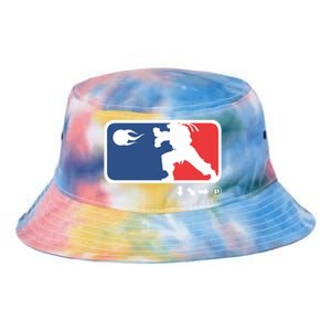 Fighters Video Game League Player Logo Tie Dye Newport Bucket Hat