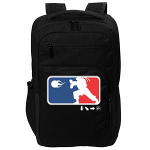 Fighters Video Game League Player Logo Impact Tech Backpack