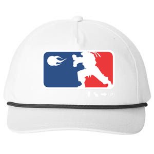 Fighters Video Game League Player Logo Snapback Five-Panel Rope Hat