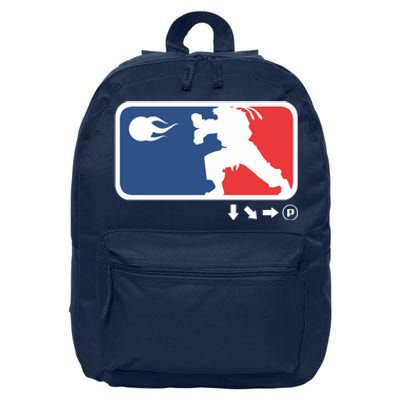 Fighters Video Game League Player Logo 16 in Basic Backpack