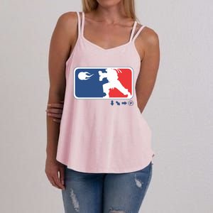 Fighters Video Game League Player Logo Women's Strappy Tank