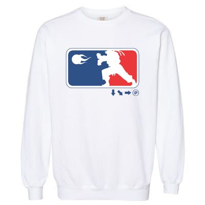 Fighters Video Game League Player Logo Garment-Dyed Sweatshirt