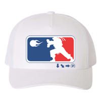 Fighters Video Game League Player Logo Yupoong Adult 5-Panel Trucker Hat