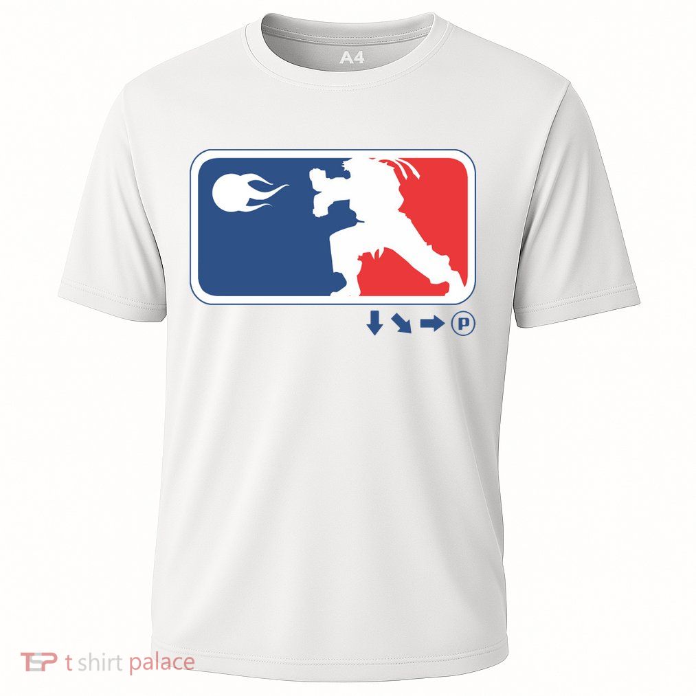 Fighters Video Game League Player Logo Performance Shirt