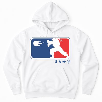 Fighters Video Game League Player Logo Hoodie