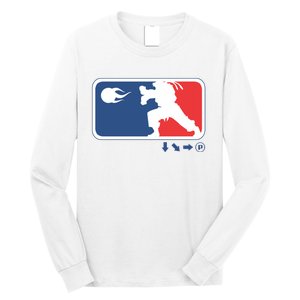 Fighters Video Game League Player Logo Long Sleeve Shirt