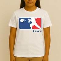 Fighters Video Game League Player Logo T-Shirt