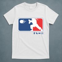 Fighters Video Game League Player Logo T-Shirt