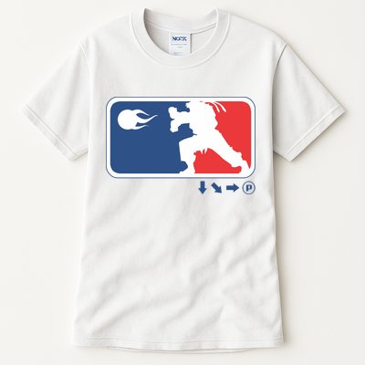 Fighters Video Game League Player Logo Tall T-Shirt