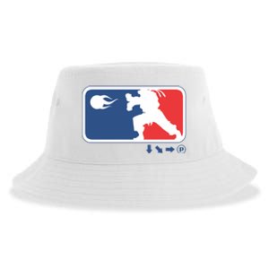 Fighters Video Game League Player Logo Sustainable Bucket Hat