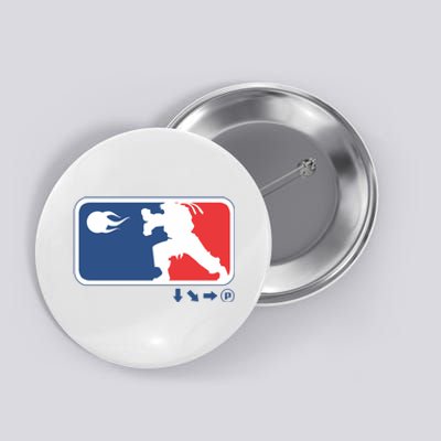 Fighters Video Game League Player Logo Button