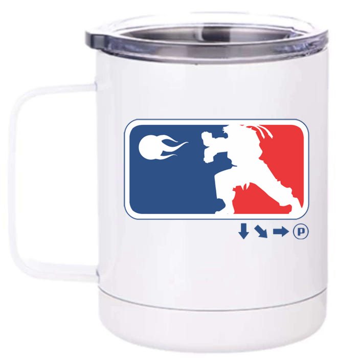 Fighters Video Game League Player Logo 12 oz Stainless Steel Tumbler Cup