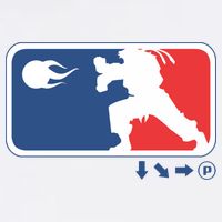 Fighters Video Game League Player Logo Adult Drive Performance Visor