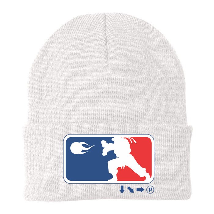 Fighters Video Game League Player Logo Knit Cap Winter Beanie