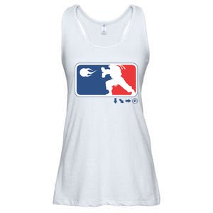 Fighters Video Game League Player Logo Ladies Essential Flowy Tank