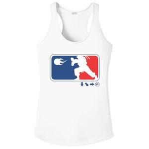 Fighters Video Game League Player Logo Ladies PosiCharge Competitor Racerback Tank