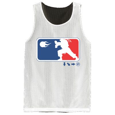 Fighters Video Game League Player Logo Mesh Reversible Basketball Jersey Tank