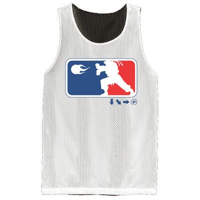 Fighters Video Game League Player Logo Mesh Reversible Basketball Jersey Tank