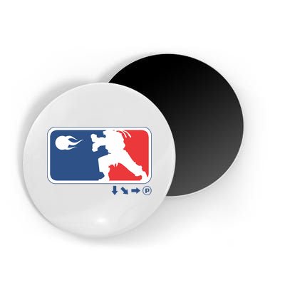 Fighters Video Game League Player Logo Magnet