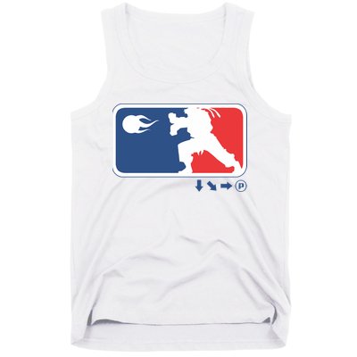 Fighters Video Game League Player Logo Tank Top