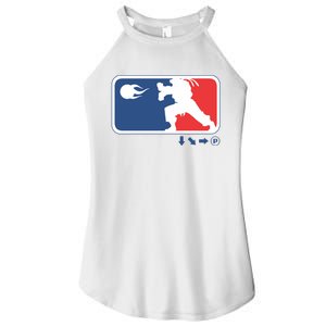 Fighters Video Game League Player Logo Women's Perfect Tri Rocker Tank