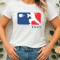 Fighters Video Game League Player Logo Womens T-Shirt