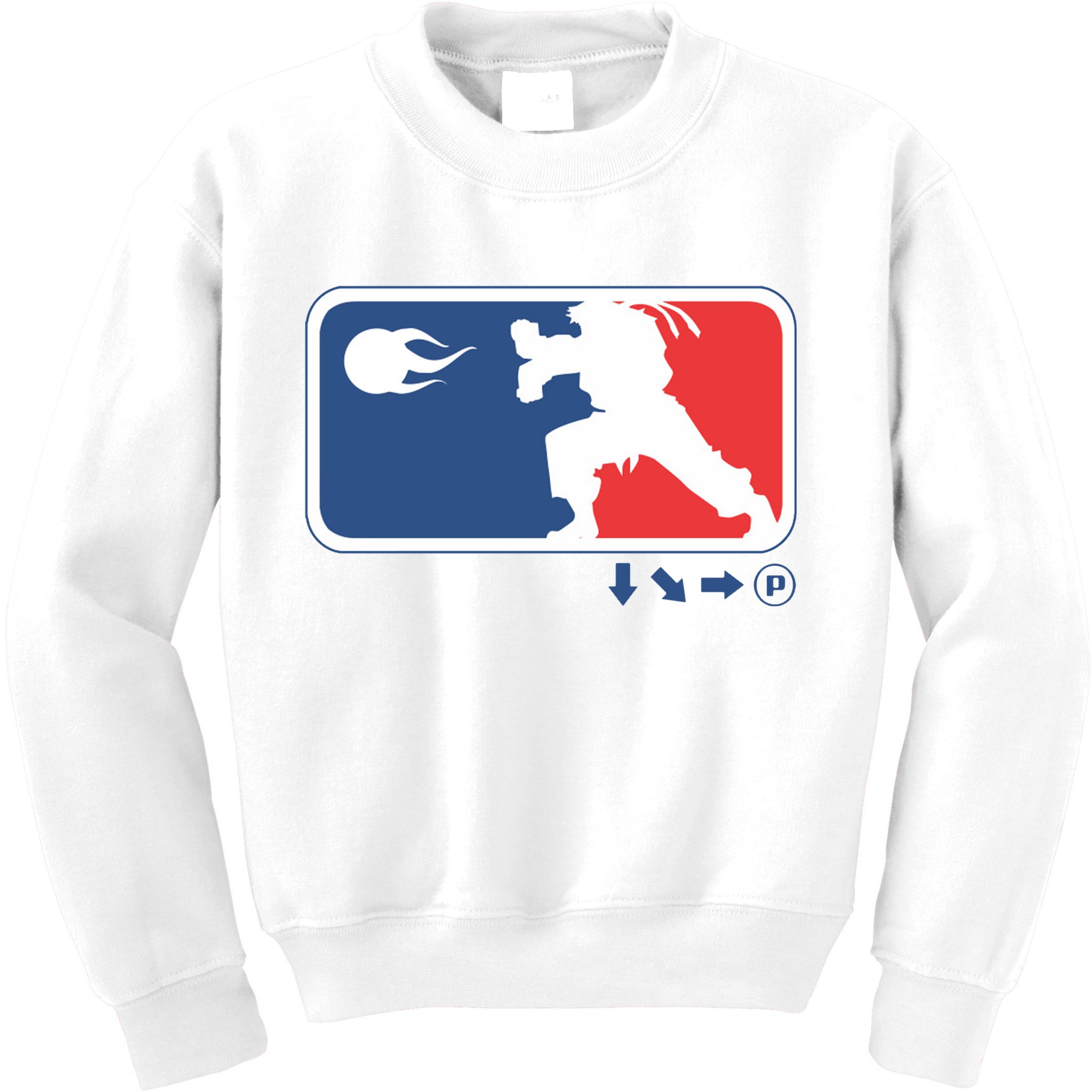 Fighters Video Game League Player Logo Kids Sweatshirt