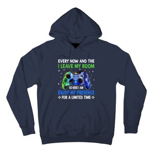 Funny Video Games Every Now And Then I Leave My Room Gaming Hoodie