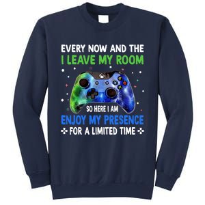 Funny Video Games Every Now And Then I Leave My Room Gaming Sweatshirt