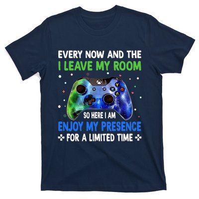 Funny Video Games Every Now And Then I Leave My Room Gaming T-Shirt