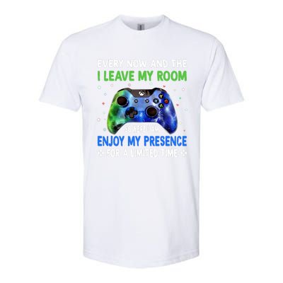 Funny Video Games Every Now And Then I Leave My Room Gaming Softstyle CVC T-Shirt