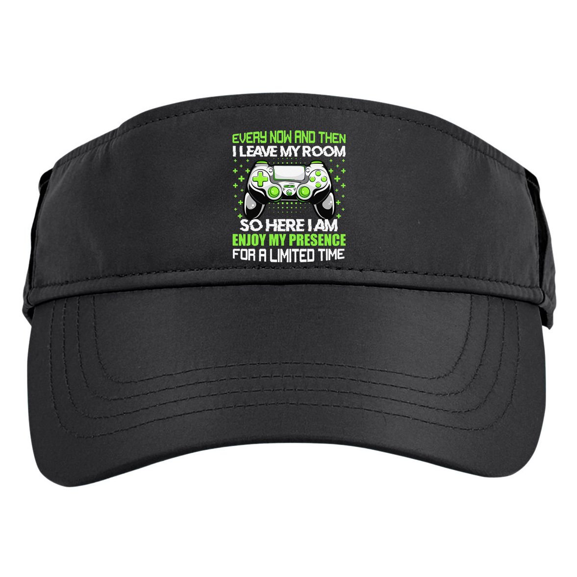 Funny Video Games Every Now And Then I Leave My Room Gaming  Adult Drive Performance Visor