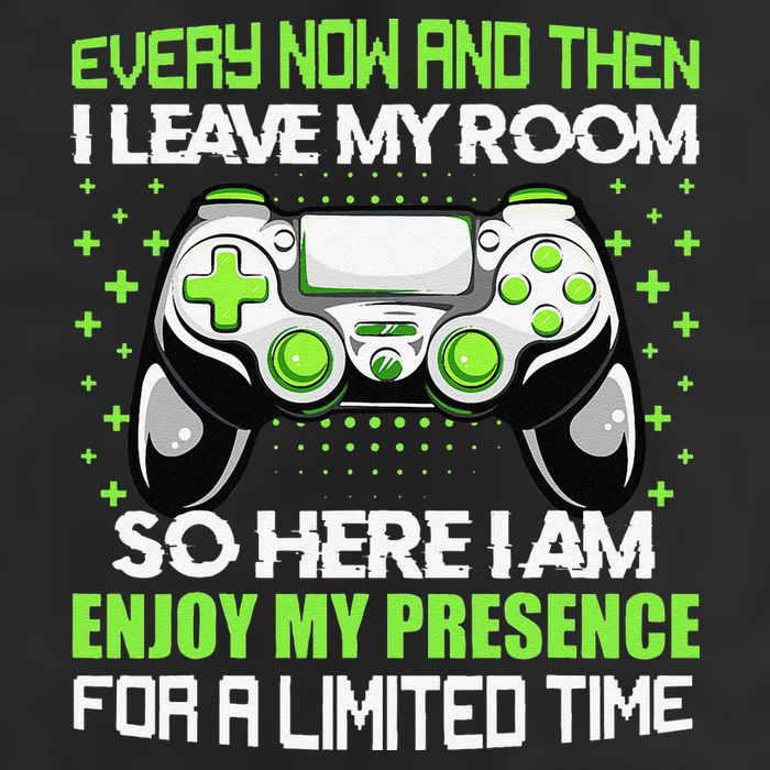 Funny Video Games Every Now And Then I Leave My Room Gaming  Golf Towel