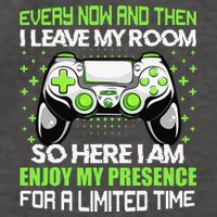 Funny Video Games Every Now And Then I Leave My Room Gaming  Vector Backpack